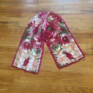 Oscar De La Renta Floral Scarf